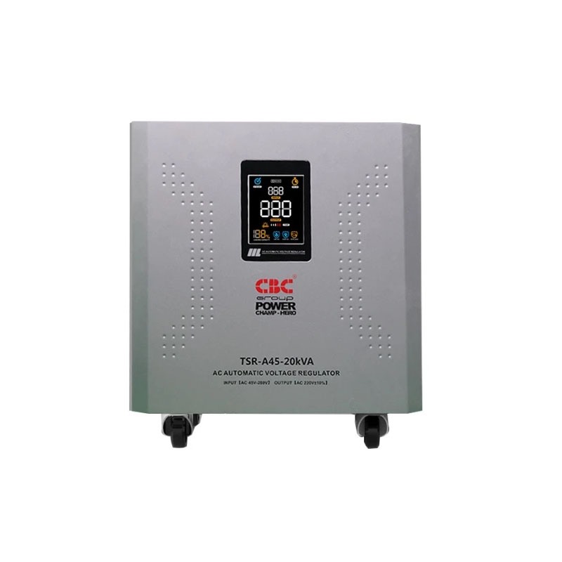 CBC MSR70-10KVA (SINGLE PHASE) Stabilizer เครื่องปรับแรงดันไฟฟ้า จอแดงผล LED ระบบ Manual MSR70 10KVA