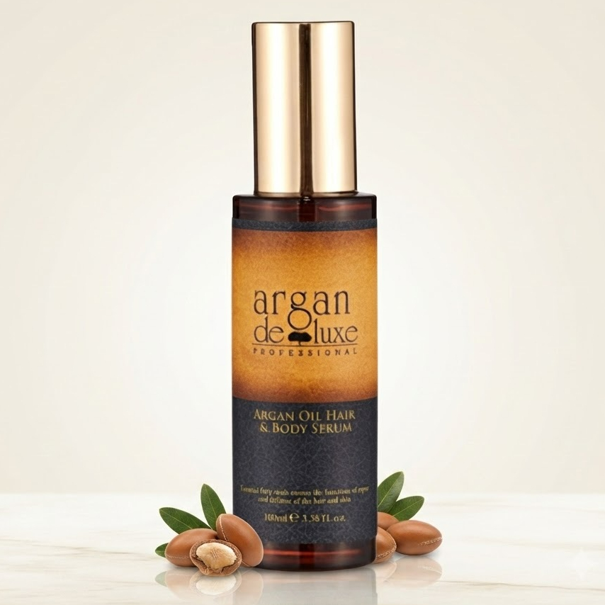 เซรั่ม น้ำมันบำรุงผมArgan oil hair&body serum ออยล์บำรุงผมแห้งเสีย บำรุงผมและผิวในขวดเดียวสุดคุ้ม