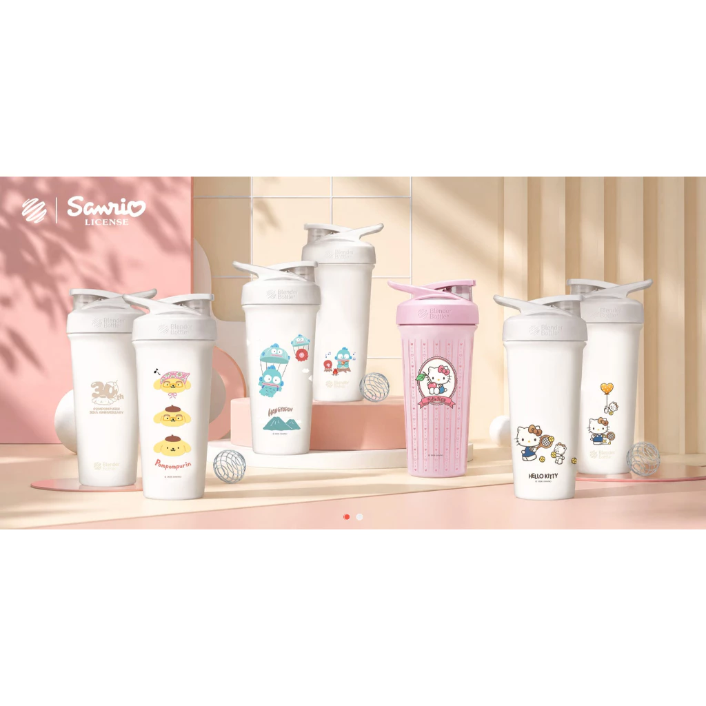 🆕 !พร้อมส่ง ⛄️ Blender Bottle Strada เชค สแตนเลส 740ml 25oz. Hello Kitty <ของแท้💯