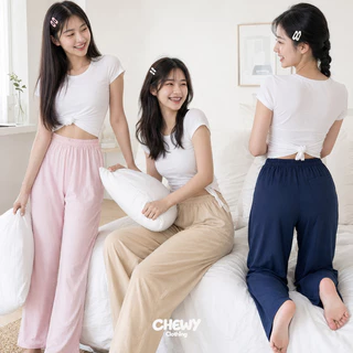 Chewy : Long Sleeve กางเกงนอนขายาว ใส่สบายมาก ใส่สบายที่สุดในสามโลก สีเยอะมากก