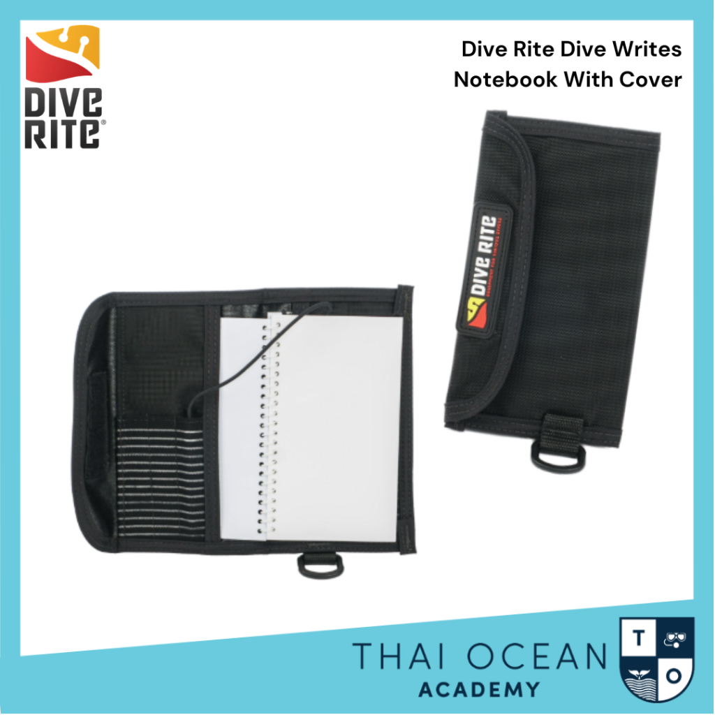 Dive Rite Dive Writes Notebook With Cover สมุดจดใต้น้ำ