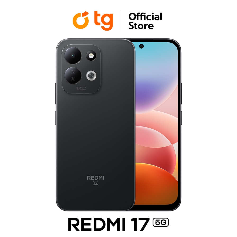 Xiaomi Redmi 17 5G (4/128GB)(4/256GB) แถมฟรี ประกันจอแตก (สินค้ารับประกันศูนย์ 1ปี)