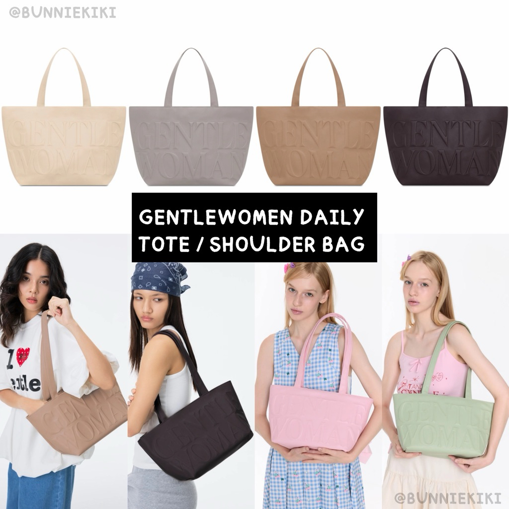 [พร้อมส่ง] กระเป๋า GENTLEWOMAN - DAILY TOTE / SHOULDER BAG มีถุงผ้าทุกใบ มือ1 ของแท้(ใช้โค้ดลด20%)