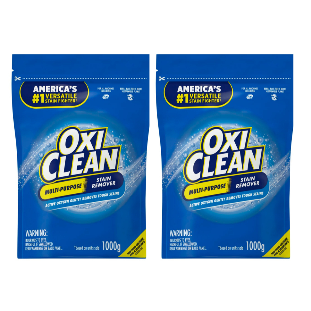 OXICLEAN ผงขจัดคราบ อเนกประสงค์ ออกซี่คลีน มัลติ-เพอร์เพิส สเตน รีมูฟเวอร์ ชุดละ 2 ถุง ถุงละ 1 กิโลก