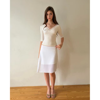 Benabaker Clara Skirt - กระโปรงชีฟอง กระโปรงซีทรู