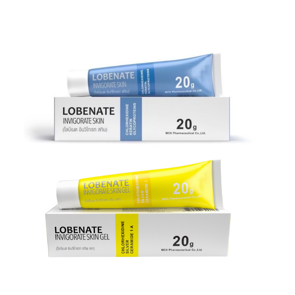 LOBENATE 20 g ขี้ผึ้งทาแผลสด เรียกเนื้อ" หลอดใหญ่ 20g MCK Fullex แผลเบาหวาน แผลกดทับ