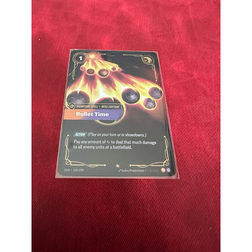Bullet Time TCG League of Legends Card Game ระดับ Epic ชุด Origins