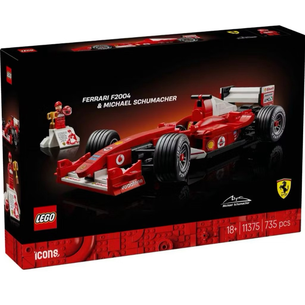 LEGO Icons 11375 Ferrari F2004 & Michael Schumacher by Bricks_Kp