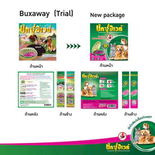 Starpett Thailand ยาจุดกันยุงสัตว์เลี้ยง BuxAway 12 ขด (รุ่นทดลองใช้) พร้อมถาดรองจุดนิรภัย Safety Tray จำนวน 1 กล่อง