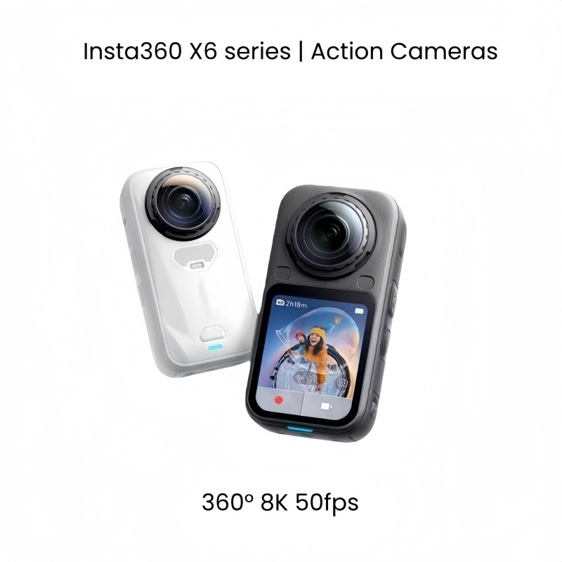 【Ready To Ship】Insta360 X6 series  Action Cameras  วิดีโอ 360° 8K 50fpsThe All-New 360° Action Camer