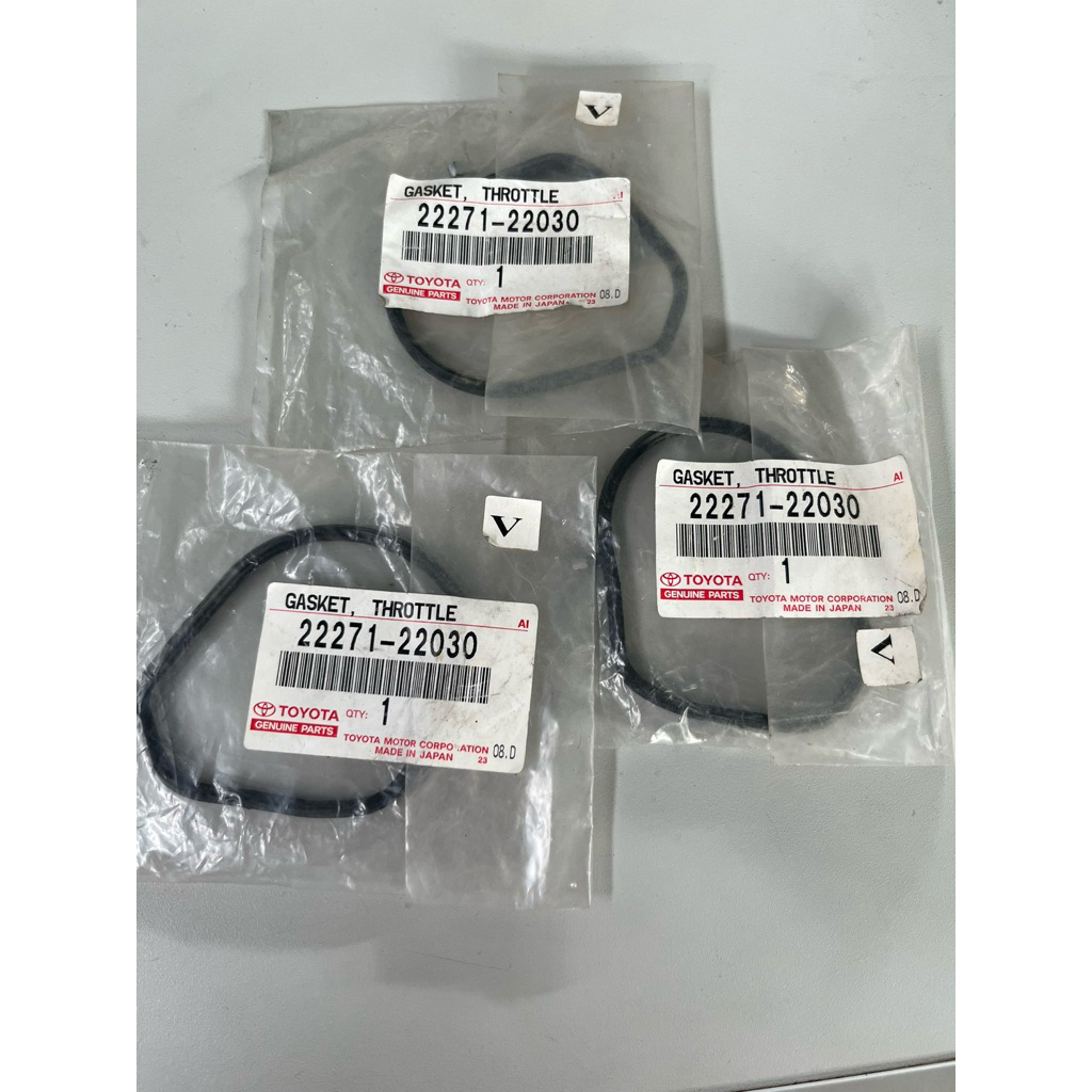 ปะเก็นลิ้นปีกผีเสื้อแท้ Toyota (รหัส 22271-22030) สำหรับ Corolla Altis / Avensis"