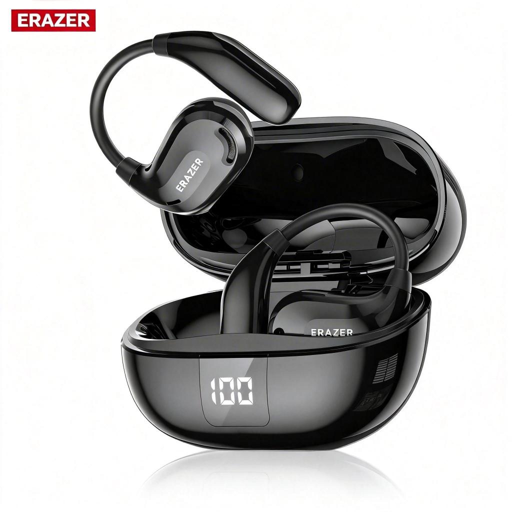 หูฟังนักแปล ERAZER XT66PRO หูฟังไร้สาย หูฟัง AI เปิดและน้ำหนักเบา แปลภาษาได้ถึง 135 ภาษา แปลบลูทูธแบ