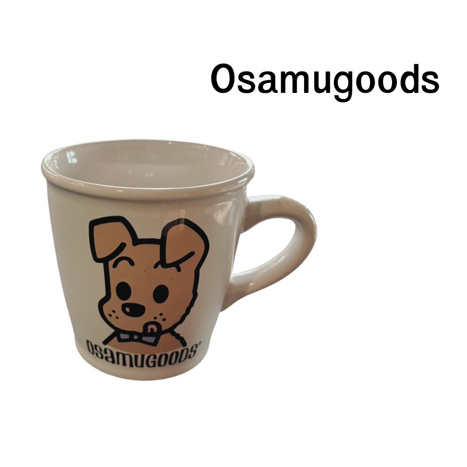 OSAMU GOODS แก้วมัคเซรามิก ลายน้องหมา Osamu Harada Retro Japanese Character Mug 300 ml