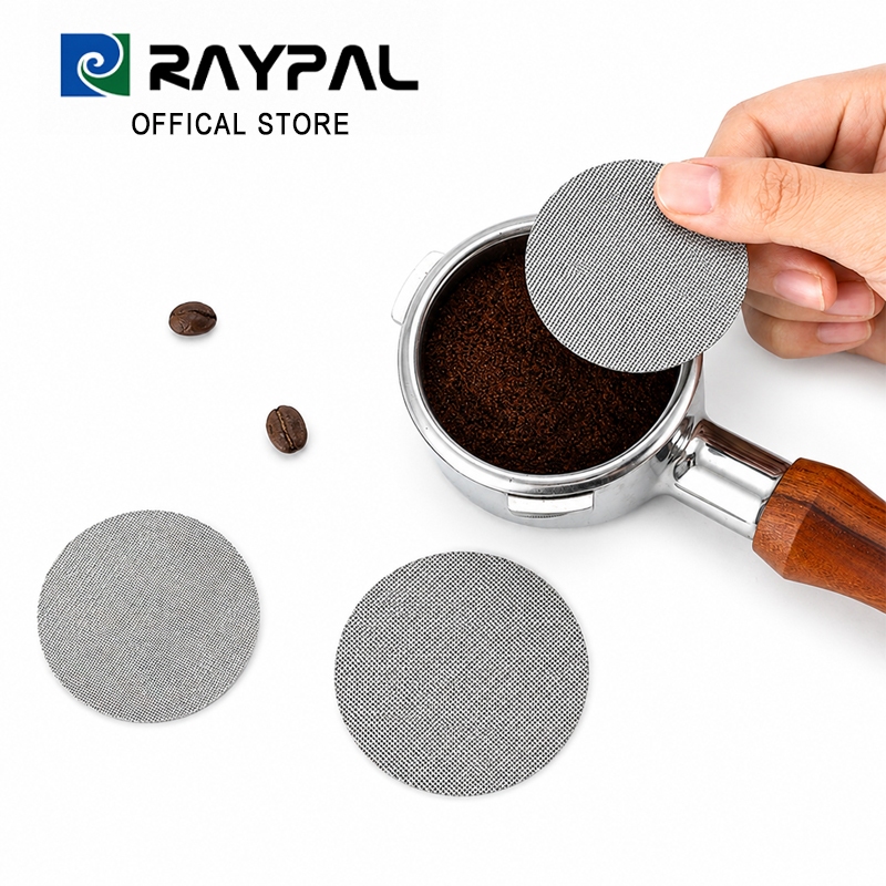 ที่กรองกากกาแฟ 51/58MM หนา 1.7 มม. ตะแกรงกรองกาแฟสเตนเลส แผ่นกรองหัวชง Espresso ใช้ซ้ำได้