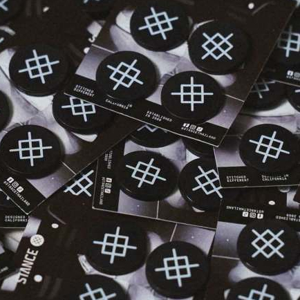 BIB PIN STANCE กระดุมติดBIB  สินค้าแถมสำหรับผู้ซื้อถุงเท้าวิ่งเท่านั้น