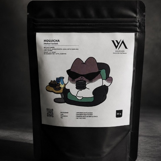 Houjicha Medium | Warden Matcha Bar and Space