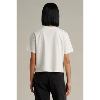 Mc JEANS (แม็คยีนส์) เสื้อยืดผู้หญิง เสื้อยืดแขนสั้น ทรงครอป Cropped Fit T-Shirt มีให้เลือก 3 สี MTTZC24