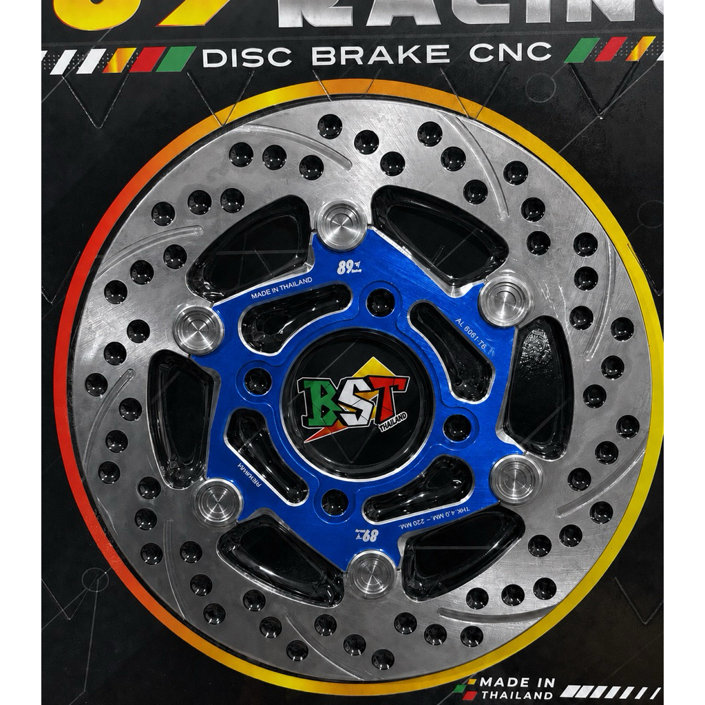 จานสร้างแท้ 89 RACING WAVE 220 mm. V.5