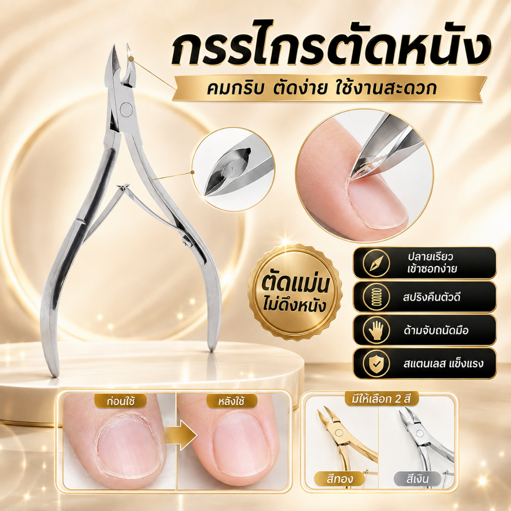 กรรไตัดเล็บขบ, กรรไตัดหนังกำพร้า, กรรไตัดเล็บปากนกอินทรี, กรรไตัดหนังกำพร้าสแตนเลส
