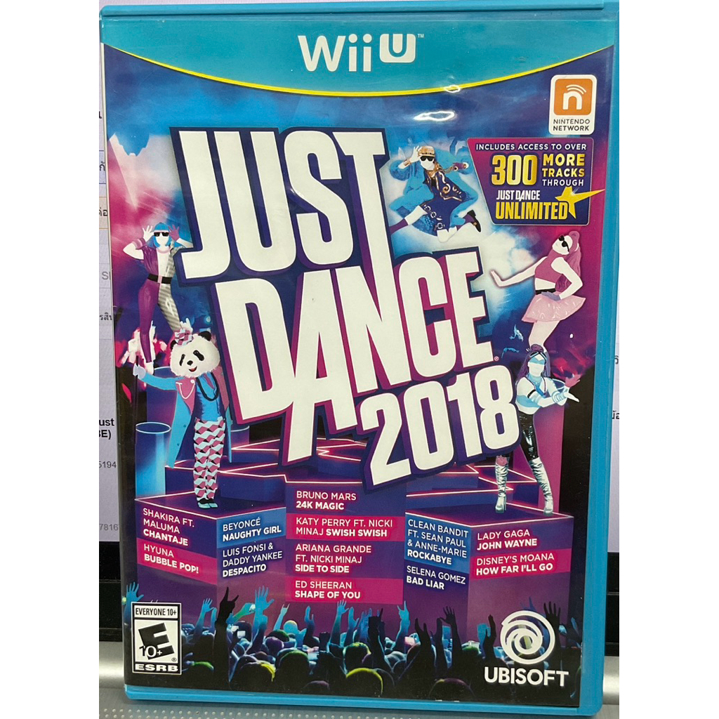 แผ่นแท้ [Wii U] Just Dance 2018 (Japan) (WUP-P-BL8E)
