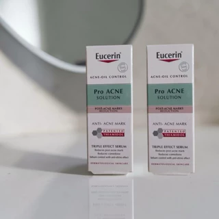 Eucerin pro acne A.I clearing treatment​ 5ml//Triple effect serum 7ml ขนาดทดลอง {No box}