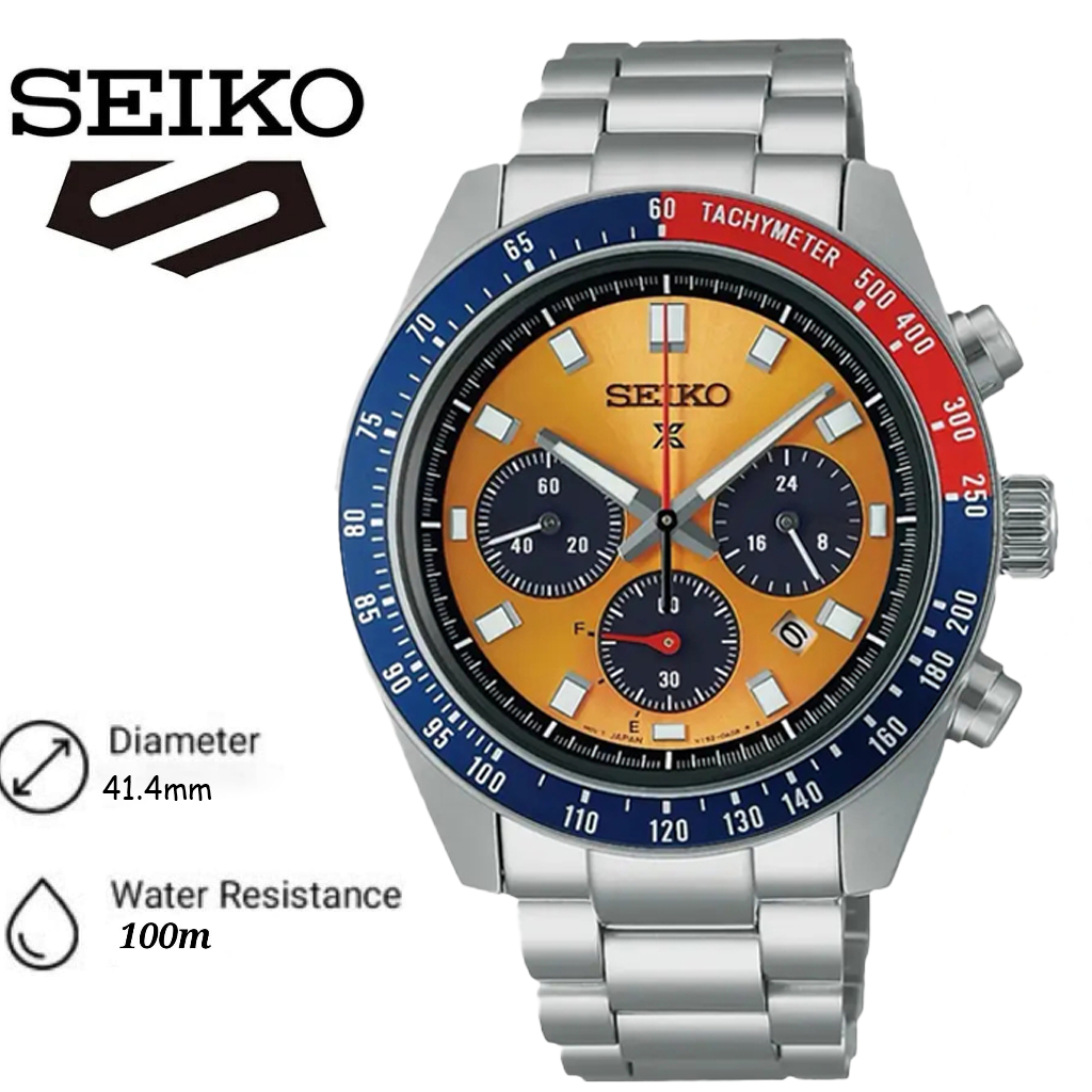 นาฬิกา Seiko Prospex SSC915P1 ของแท้ 100% สำหรับผู้ชาย กันน้ำ ทำจากสแตนเลส ควอตซ์ ญี่ปุ่น