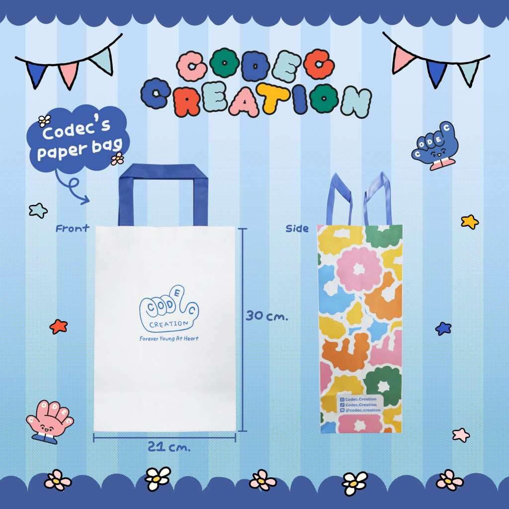codec paper bag ถุงกระดาษโคเดค