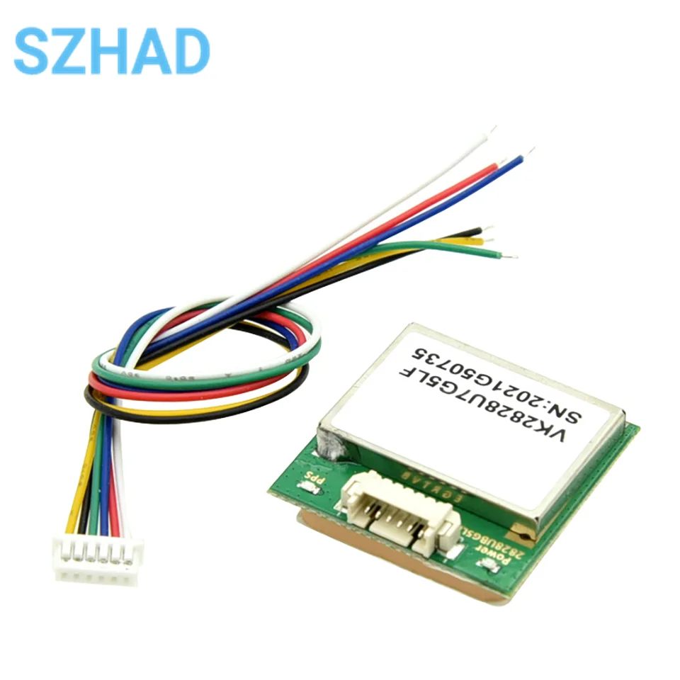 โมดูล GPS VK2828U7G5LF TTL 1-10Hz พร้อมเสาอากาศแฟลชควบคุมการบิน GPS รุ่น G-mouse UBX7020