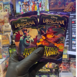 รับประกัน[สินค้าแท้/ส่งทันที🇹🇭]ซองใหม่ Disney Lorcana[set13]Attack of the Vine พร้อมส่งในไทย ver[EN]