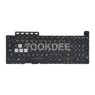 ⌨️ Keyboard คีย์บอร์ด ASUS TUF Gaming F15 FX506 A15 FA506 F17 FX706 A17 FA706 RGB Backlit WASD ใส ไทย-อังกฤษ AEBKXU00010
