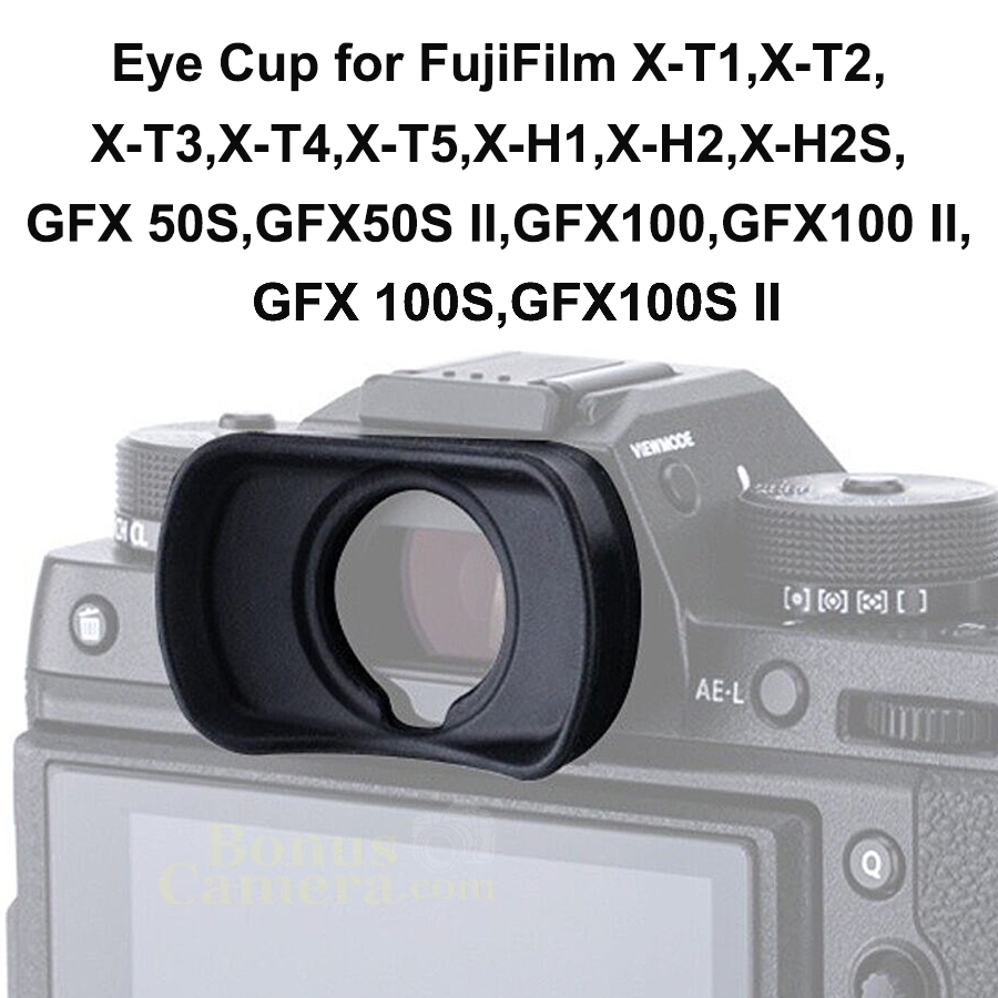 EF-XTL ยางรองตากล้องฟูจิ X-T1,X-T2,X-T3,X-T4,X-T5,X-H1,X-H2,X-H2S, GFX50S II,GFX100,GFX100S,GFX100S II FujiFilm Eye Cup
