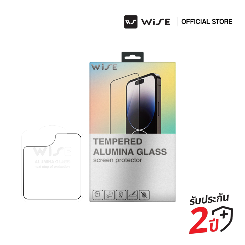 WiSE ฟิล์มกระจกใส For SAMSUNG รุ่น Flip8 Flip7 Flip6 : ALUMINA Tempered Glass Film