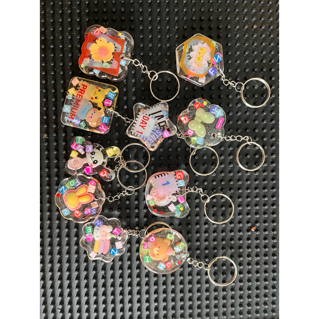 พวงกุญแจ Epoxy resin DIY