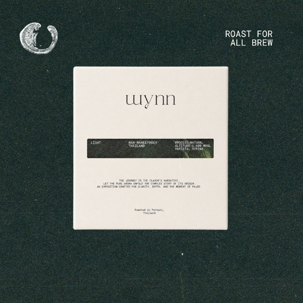 เมล็ดกาแฟคั่ว กาแฟไทย WYNN COFFEE น่าน มณีพฤกษ์ กาแฟรางวัล SCATH (Rank 3) Natural Process ส้มพลัม (2