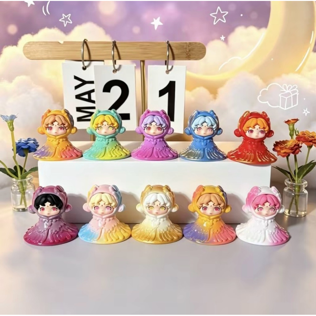 [10pcs]เรซิ่น เจ้าหญิงสเก๊าท์ ใส่ชุดคลุมสีทูโทน มี 10 สี สวยงามน่าสะสม มาครบเซต พร้อมส่งจากไทย