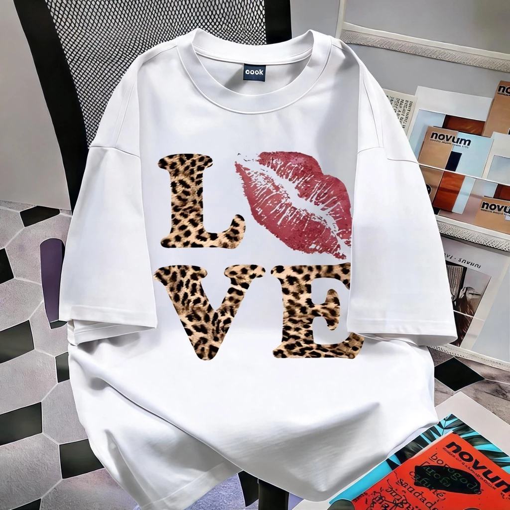「งานเกรดพรีเมียม งานเกรด A」เสื้อยืดคอกลมผู้หญิง เสื้อ ผญ แฟชั่น เสื้อยืดแขนสั้นผู้หญิง คอตตอนแท้ ระบายอากาศดี #3