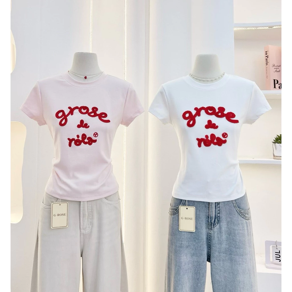 G-rose เสื้อยืดสกรีนลาย