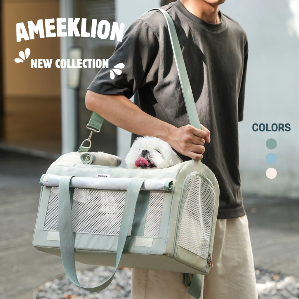 petcare 🇰🇷 กระเป๋าเเมว กระเป๋าสัตว์ กระเป๋าหมา โครงเหล็ก สไตล์เกาหลี สําหรับสัตว์เลี้ยง สุนัข แมว