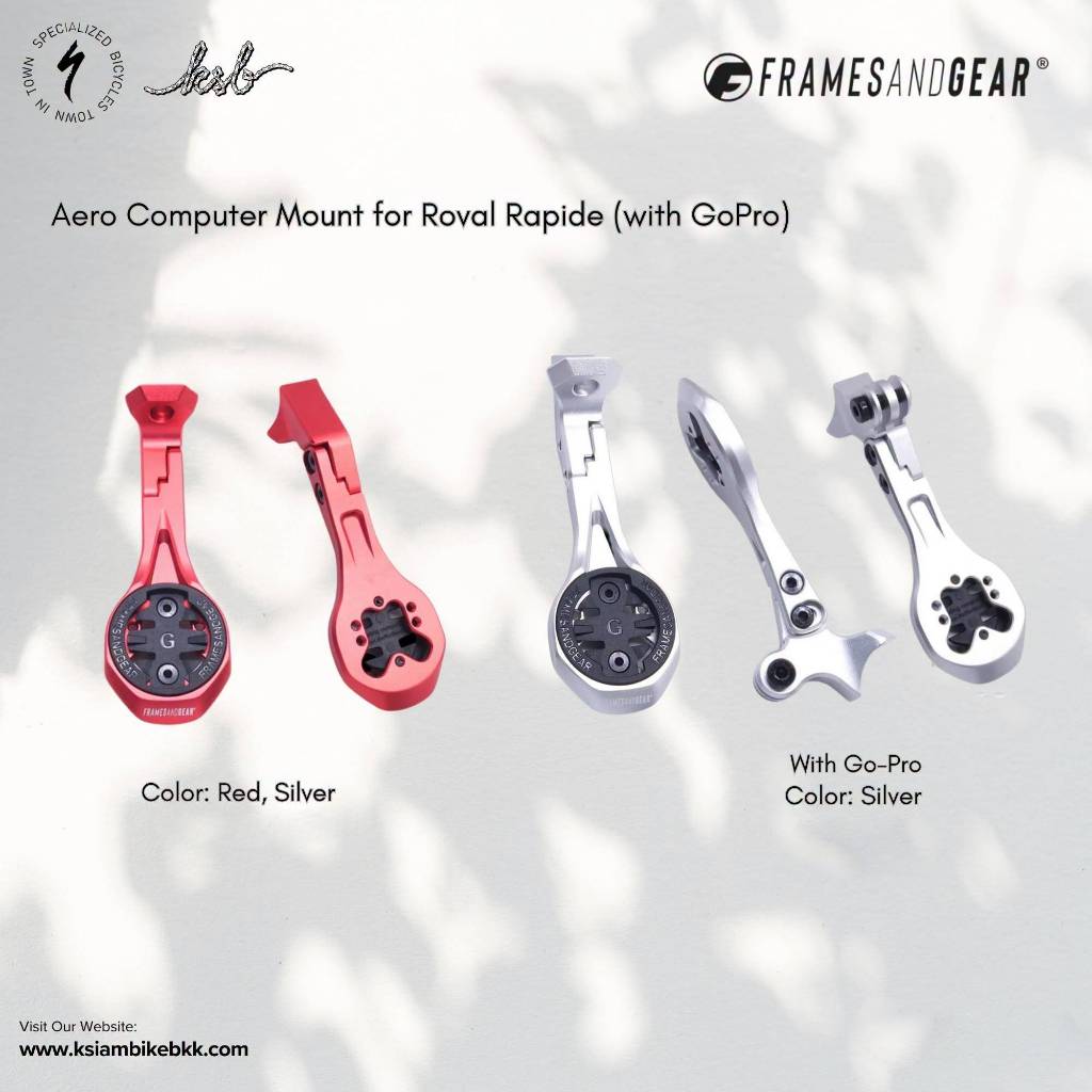 Framesandgear Aero Computer Mount for Roval Rapide สำหรับSL8/ SL9 (Normal/GoPro)