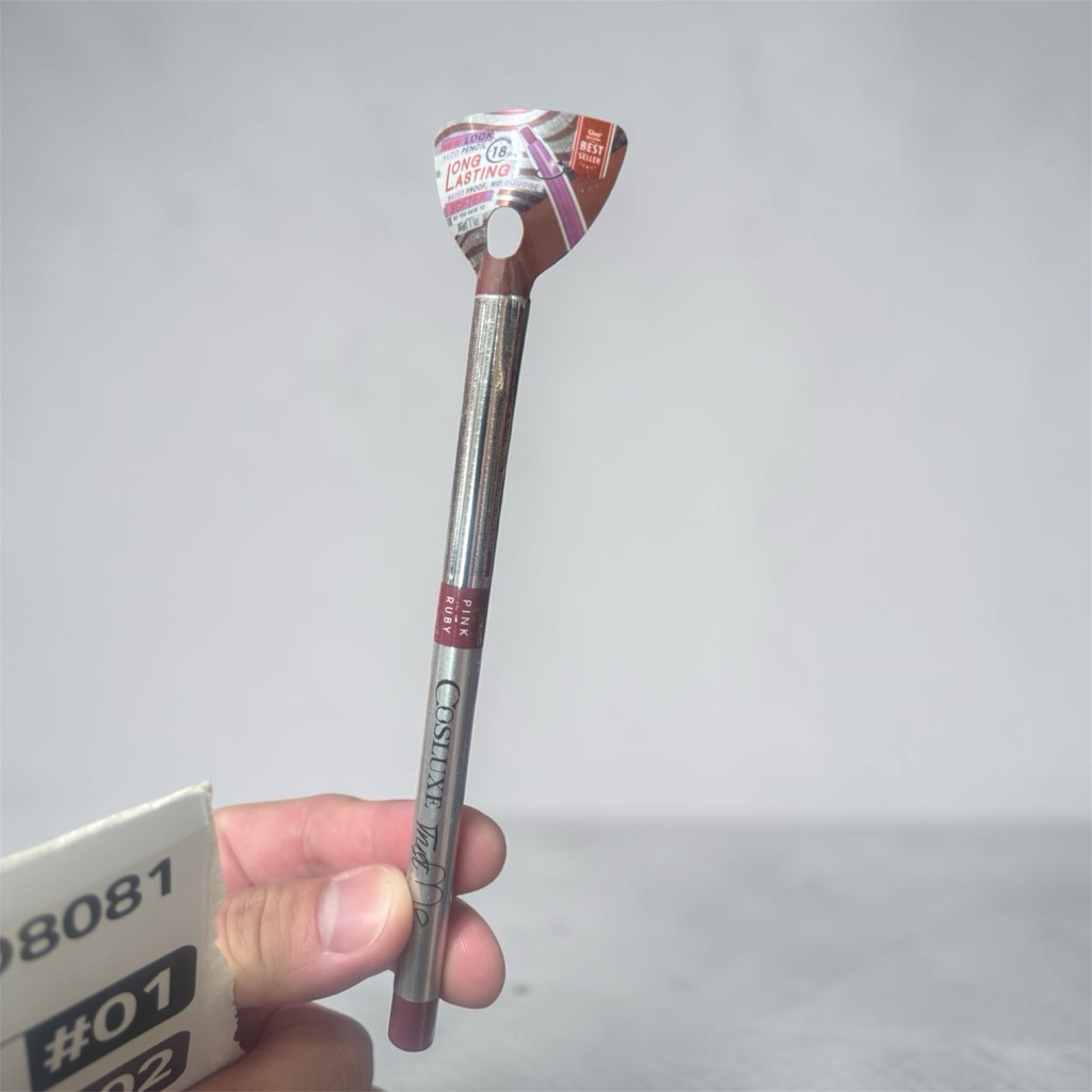 Cosluxe Trust Me Auto Pencil Eyeliner สี Pink Ruby