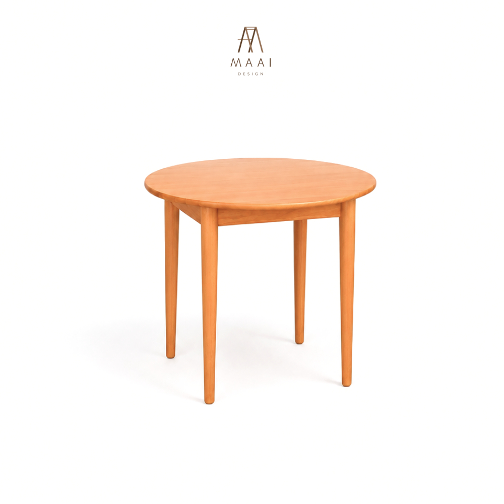 MAAI Design Maru Table โต๊ะทานข้าว ทรงกลม 90x90 สไตล์ญี่ปุ่น มินิมอล โคซี่