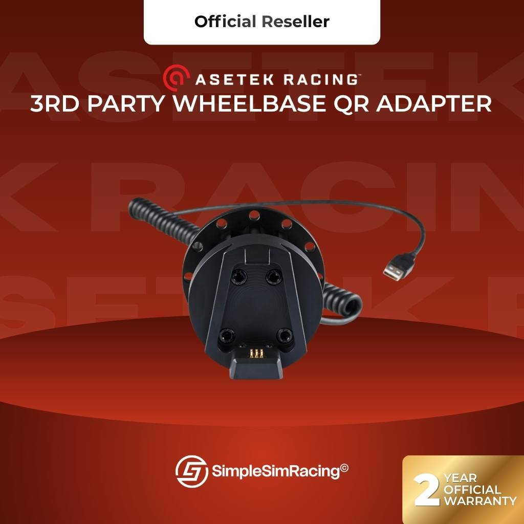Asetek 3RD Party Wheelbase QR Adapter