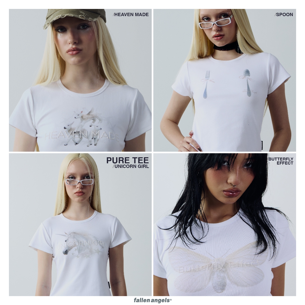 fallen angels PURE TEE (เสื้อยืด)