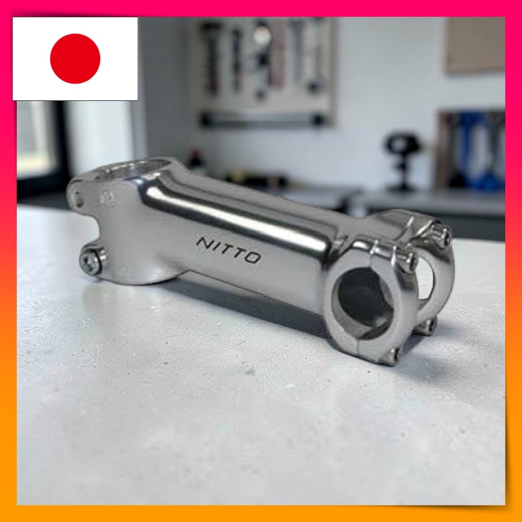 NITTO NJ89 EX Bicycle Stem 60mm 25.4mm Handlebar 28.6mm Steerer Silver MTB Road Bike