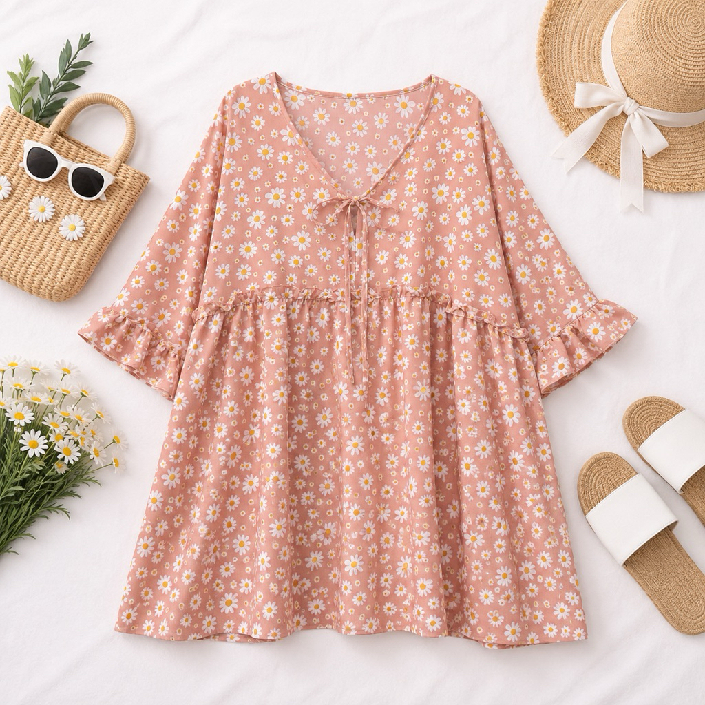 เสื้อsize60นิ้ว ผ้าใส่สบาย ยาว30นิ้ว สาวอวบอ้วนน่ารัก