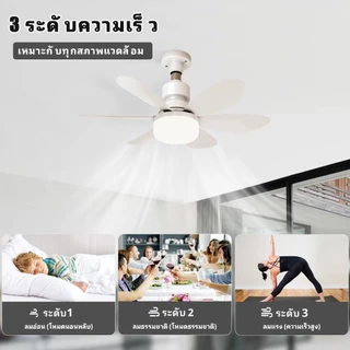 Hitel พัดลมเพดานขนาด 52 ซม. พัดลม ABS คุณภาพสูง พัดลมเพดาน LED โครงอะคริลิก มอเตอร์ DC 3 สปีด ฟังก์ชันย้อนกลับ/ตั้งเวลา