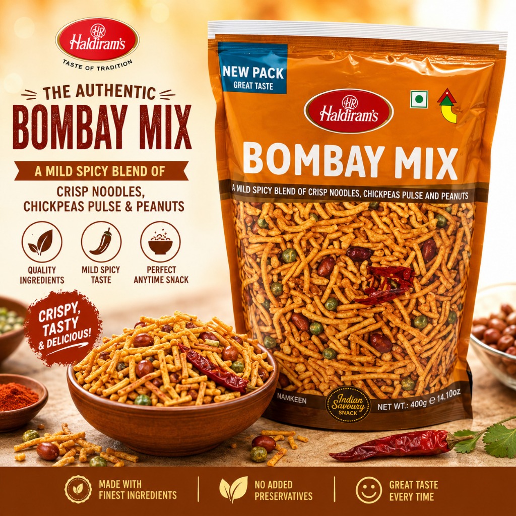 HALDIRAM ' S BOMBAY MIX 400G