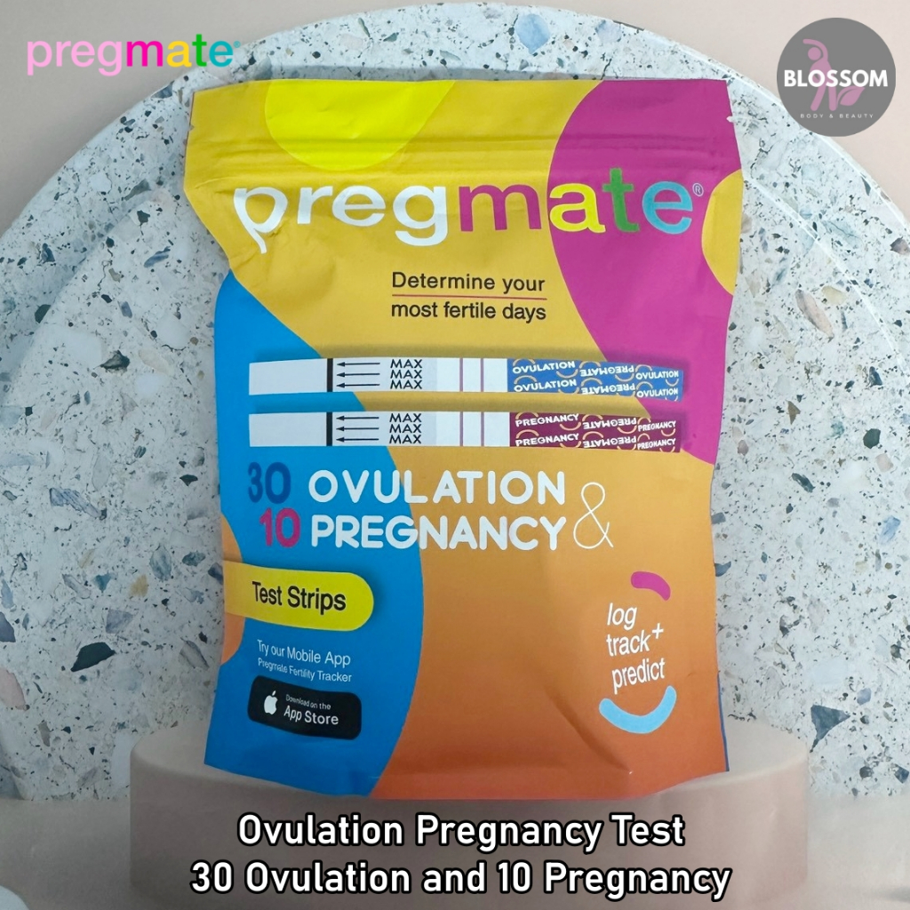 Pregmate - Ovulation Pregnancy Test 30 Ovulation and 10 Pregnancy ชุดทดสอบการตั้งครรภ์และการตกไข่