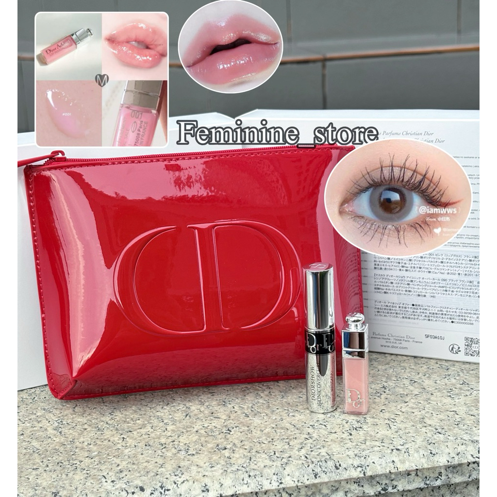 ป้ายญี่ปุ่น Gift Set DlOR beauty set พร้อมกระเป๋า
