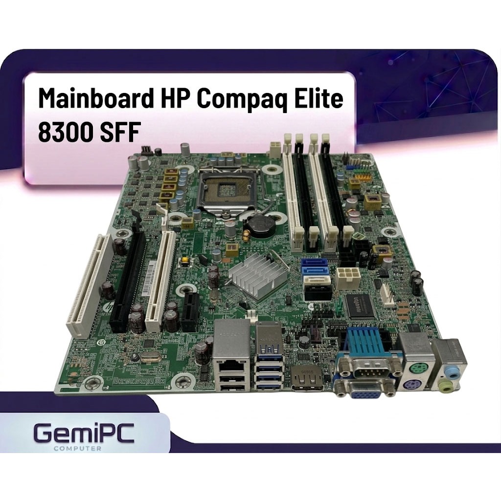 Mainboard HP มือสอง  ตรงรุ่น Compaq Elite 8300 SFF เมนบอร์ดมือสอง LGA 1155 รองรับ Intel Gen 3 สภาพดี